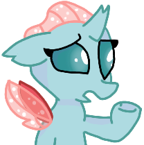 Size: 208x209 | Tagged: safe, artist:rainbow eevee, ocellus, g4, bust, female, picture for breezies, question, raised hoof, simple background, sloppy, small, solo, spread wings, trace, transparent background, wings