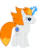 Size: 496x562 | Tagged: safe, artist:silver star apple, oc, oc:silver star apple, pony, unicorn, animated, casting, fire, glowing horn, grey body, horn, magic, male, orange mane, orange tail, solo, spell, transparent