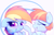Size: 3600x2300 | Tagged: safe, artist:heavymetalbronyyeah, rainbow dash, windy whistles, pegasus, pony, g4, blushing, boop, bust, chest fluff, cute, dashabetes, ear fluff, eyes closed, female, floppy ears, happy, high res, like mother like daughter, like parent like child, looking at you, mother and daughter, motherly love, mothers gonna mother, portrait, shoulder fluff, smiling, windybetes