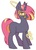 Size: 734x1018 | Tagged: safe, artist:thundercrash, oc, oc only, oc:blackhole blitz, monster pony, pony, unicorn, black hole, female, gooseworx, grin, hair over one eye, mare, ponified, smiling, solo, space