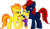 Size: 8019x4721 | Tagged: safe, artist:tales-fables, spitfire, stormy flare, oc, oc:tomcat, pegasus, pony, g4, absurd resolution, male, show accurate, simple background, stallion, transparent background