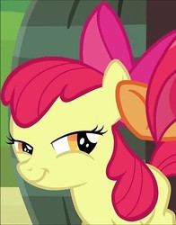 Size: 564x720 | Tagged: safe, screencap, apple bloom, scootaloo, earth pony, pony, g4, one bad apple, cropped, hooves, silly face, solo focus