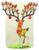 Size: 1291x1660 | Tagged: safe, artist:inuhoshi-to-darkpen, the great seedling, deer, elk, g4, going to seed, my little pony: friendship is magic, season 9, antlers, apple, branches for antlers, cloven hooves, colored hooves, eyes closed, flower, food, large antlers, male, solo