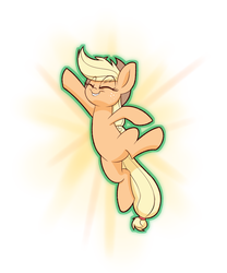 Size: 1500x1800 | Tagged: safe, artist:heir-of-rick, applejack, earth pony, pony, g4, going to seed, cute, eyes closed, female, jackabetes, mare, solo