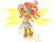 Size: 1024x768 | Tagged: safe, artist:sunshineshiny, sunset shimmer, equestria girls, g4, my little pony equestria girls: friendship games, clothes, cute, daydream shimmer, dress, female, heart, heart eyes, shimmerbetes, simple background, solo, transparent background, wingding eyes