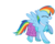 Size: 2024x1630 | Tagged: safe, artist:mattbas, rainbow dash, pegasus, pony, g4, beautiful, clothes, cute, dashabetes, dress, fashion, female, hoof shoes, mare, one eye closed, rainbow dash always dresses in style, raised hoof, shoes, simple background, solo, spread wings, transparent background, vector, wings, wink