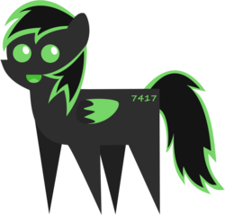 Size: 1024x979 | Tagged: safe, artist:pegasko, oc, oc only, oc:eytlin, pegasus, pony, minimalist, modern art, solo, vector