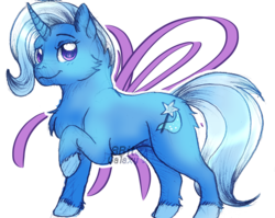 Size: 1996x1586 | Tagged: safe, artist:8bitgalaxy, trixie, pony, unicorn, g4, chest fluff, female, mare, raised hoof, simple background, smiling, solo, transparent background, unshorn fetlocks