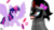 Size: 3000x1660 | Tagged: safe, artist:php185, king sombra, twilight sparkle, alicorn, pony, g4, babylight sparkle, makeover, makeup, twilight sparkle (alicorn)