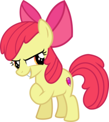 Size: 702x785 | Tagged: safe, artist:crystalmagic6, apple bloom, earth pony, pony, g4, female, filly, simple background, solo, transparent background, vector