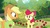 Size: 1920x1080 | Tagged: safe, screencap, apple bloom, applejack, earth pony, pony, g4, going to seed, my little pony: friendship is magic, apple, apple tree, fence, food, saddle bag, tree