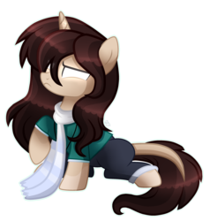Size: 2725x2863 | Tagged: safe, artist:mint-light, artist:sugaryicecreammlp, oc, oc only, oc:herobrine, pony, unicorn, clothes, female, glowing eyes, high res, mare, simple background, solo, transparent background
