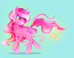 Size: 1525x1207 | Tagged: safe, artist:twistedmindbrony, oc, oc only, oc:candy heart, pony, unicorn, bow, female, flower, hair bow, mare, simple background, solo, tail bow