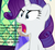 Size: 483x441 | Tagged: safe, edit, edited screencap, editor:korora, screencap, rarity, pony, g4, sparkle's seven, angry, cropped, dialogue, ooc is serious business, reaction image