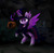 Size: 1280x1244 | Tagged: safe, artist:empress-twilight, twilight sparkle, alicorn, pony, g4, candy, clothes, commission, costume, female, food, halloween, halloween 2024, halloween costume, hat, holiday, house, mare, night, nightmare night, nightmare night costume, nightmare night symbol, solo, twilight sparkle (alicorn), witch, witch costume, witch hat, ych result