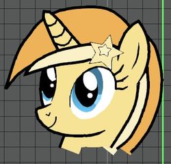 Size: 347x333 | Tagged: safe, derpibooru exclusive, oc, oc:favourite, pony, derpibooru, derpibooru ponified, geometry dash, meta, ponified