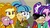 Size: 1920x1080 | Tagged: safe, edit, edited screencap, screencap, adagio dazzle, aria blaze, sonata dusk, equestria girls, g4, my little pony equestria girls: rainbow rocks, crossover, double d, ed (ed edd n eddy), ed edd n eddy, edd, eddy (ed edd n eddy), the dazzlings, the eds