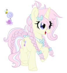 Size: 2484x2697 | Tagged: safe, artist:mint-light, artist:xxmelody-scribblexx, pony, unicorn, base used, female, high res, magical lesbian spawn, mare, offspring, parent:fluttershy, parent:sugarcoat, parents:fluttercoat, simple background, solo, transparent background