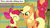 Size: 1280x720 | Tagged: safe, edit, edited screencap, editor:korora, screencap, apple bloom, applejack, big macintosh, earth pony, pony, g4, going to seed, adorabloom, apple, apple siblings, apple sisters, applejack's hat, barrel, bow, brother and sister, captain obvious, cowboy hat, cute, cutie mark, eyes closed, female, filly, foal, food, hair bow, hat, horse collar, inset, jackabetes, macabetes, male, mare, siblings, sisters, stallion, text, the cmc's cutie marks, trio