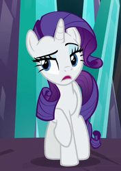Size: 368x519 | Tagged: safe, screencap, rarity, pony, unicorn, g4, the beginning of the end, cropped, female, mare, raised hoof, solo