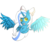 Size: 2000x2000 | Tagged: safe, artist:sakimiaji, oc, oc:fleurbelle, alicorn, pony, alicorn oc, bow, chest fluff, female, hair bow, high res, mare, solo, yellow eyes