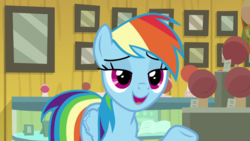 Size: 1920x1080 | Tagged: safe, screencap, rainbow dash, pegasus, pony, common ground, g4, female, mare, solo