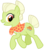 Size: 2800x3200 | Tagged: safe, artist:cheezedoodle96, granny smith, earth pony, pony, g4, going to seed, .svg available, bags under eyes, clothes, female, high res, looking at you, mare, shawl, simple background, smiling, solo, svg, transparent background, vector, walking, young granny smith, younger