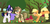 Size: 3992x1936 | Tagged: safe, artist:magicdarkart, artist:xxsakuragalaxyxx, applejack, oc, oc:moonlight velvet, oc:sugary apple, alicorn, earth pony, pony, g4, alicorn oc, apple, apple tree, applebucking, base used, blind eye, bucket, cowboy hat, female, food, hat, hatless, levitation, magic, mare, missing accessory, offspring, parent:applejack, parent:caramel, parent:flash sentry, parent:twilight sparkle, parents:carajack, parents:flashlight, quill, scroll, stetson, sweet apple acres, telekinesis, tree