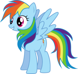 Size: 2000x1904 | Tagged: safe, artist:neko-me, rainbow dash, pegasus, pony, g4, female, mare, simple background, smiling, solo, transparent background, vector, wings