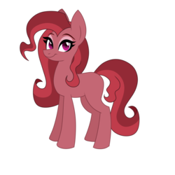 Size: 1000x1000 | Tagged: dead source, safe, artist:wubcakeva, oc, oc only, oc:mezma, earth pony, pony, female, mare, ponified, simple background, smiling, solo, transparent background