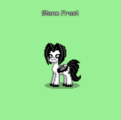 Size: 398x395 | Tagged: safe, oc, oc only, oc:stone frost, pony, pony town