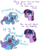 Size: 629x760 | Tagged: safe, artist:jargon scott, trixie, twilight sparkle, alicorn, pony, unicorn, g4, angry, cape, clothes, comic, cute, dialogue, diatrixes, female, lidded eyes, madorable, mare, no pupils, open mouth, tiny home, tongue out, trixie is poor, trixie's cape, trixie's wagon, twilight sparkle (alicorn), yelling