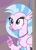 Size: 764x1054 | Tagged: safe, screencap, silverstream, classical hippogriff, hippogriff, g4, student counsel, confused, cropped, female, i have several questions, open mouth, pointing, raised finger, reaction image, solo, speechless, surprised, wide eyes