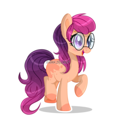 Size: 3000x3000 | Tagged: safe, artist:darkjillmlp123, artist:mint-light, oc, oc only, oc:scarlett sweet, earth pony, pony, base used, female, glasses, high res, mare, simple background, solo, transparent background