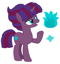 Size: 954x1020 | Tagged: safe, artist:徐詩珮, oc, oc:fire shadow, pony, unicorn, base used, female, magic, mare, next generation, offspring, parent:stygian, parent:tempest shadow, parents:tempgian, simple background, transparent background