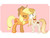 Size: 4000x3000 | Tagged: safe, artist:applerougi, applejack, oc, oc:cremita, earth pony, pony, g4, canon x oc, female, kissing, lesbian, mare