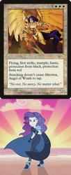 Size: 672x1654 | Tagged: safe, screencap, rarity, angel, equestria girls, g4, my little pony equestria girls: better together, the other side, magic the gathering, totally looks like