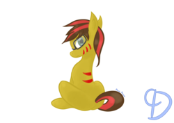 Size: 2480x1754 | Tagged: safe, artist:dumbprincess, oc, oc only, earth pony, pony, commission, glasses, looking at you, male, ponysona, simple background, sitting, solo, white background