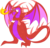 Size: 5140x4888 | Tagged: safe, artist:mega10say, oc, oc only, oc:crystal blaze, dragon, pony, dragon oc, fire, fire breath, fusion, simple background, transparent background