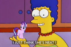 Size: 500x332 | Tagged: safe, starlight glimmer, pony, unicorn, g4, male, marge simpson, meme, the simpsons