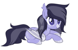 Size: 1280x830 | Tagged: safe, artist:magicdarkart, oc, oc only, bat pony, pony, base used, female, mare, prone, simple background, solo, transparent background