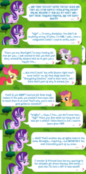 Size: 948x1924 | Tagged: safe, gameloft, apple bloom, scootaloo, starlight glimmer, sweetie belle, pony, g4, the cutie re-mark, cutie mark crusaders, dialogue