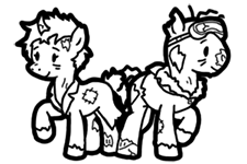 Size: 225x150 | Tagged: safe, artist:crazyperson, pony, fallout equestria, fallout equestria: commonwealth, fanfic art, picture for breezies