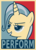 Size: 4845x6791 | Tagged: safe, artist:johnn195cz, trixie, pony, unicorn, g4, absurd resolution, female, poster, propaganda, shepard fairey, solo