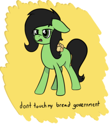 Size: 3244x3637 | Tagged: safe, artist:czu, oc, oc:filly anon, pony, angry, based and redpilled, don't tread on me, female, filly, gasden flag, high res, meme, ponified