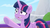 Size: 1364x768 | Tagged: safe, screencap, twilight sparkle, alicorn, pony, g4, my little pony: friendship is magic, my little pony: rainbow roadtrip, balloon basket, discovery family logo, female, raised hoof, solo, twilight sparkle (alicorn)