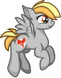 Size: 529x677 | Tagged: safe, artist:zeka10000, oc, oc only, oc:paperbow, pegasus, pony, female, flying, full body, happy, looking forward, mare, request, requested art, short tail, simple background, smiling, solo, transparent background
