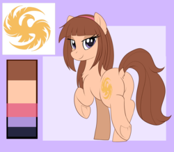 Size: 957x835 | Tagged: safe, artist:xwhitedreamsx, oc, oc only, oc:rise, earth pony, pony, butt, commission, dock, female, headband, mare, plot, reference sheet, simple background