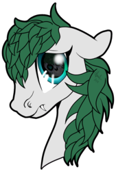 Size: 1315x1940 | Tagged: safe, artist:vertayara, oc, oc only, oc:kelpy, pony, atg 2019, bust, fangs, floppy ears, newbie artist training grounds, no shading, simple background, solo, transparent background