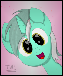 Size: 2500x3000 | Tagged: safe, artist:php124, lyra heartstrings, pony, unicorn, g4, female, happy, heart, heart eyes, high res, looking at you, solo, wingding eyes